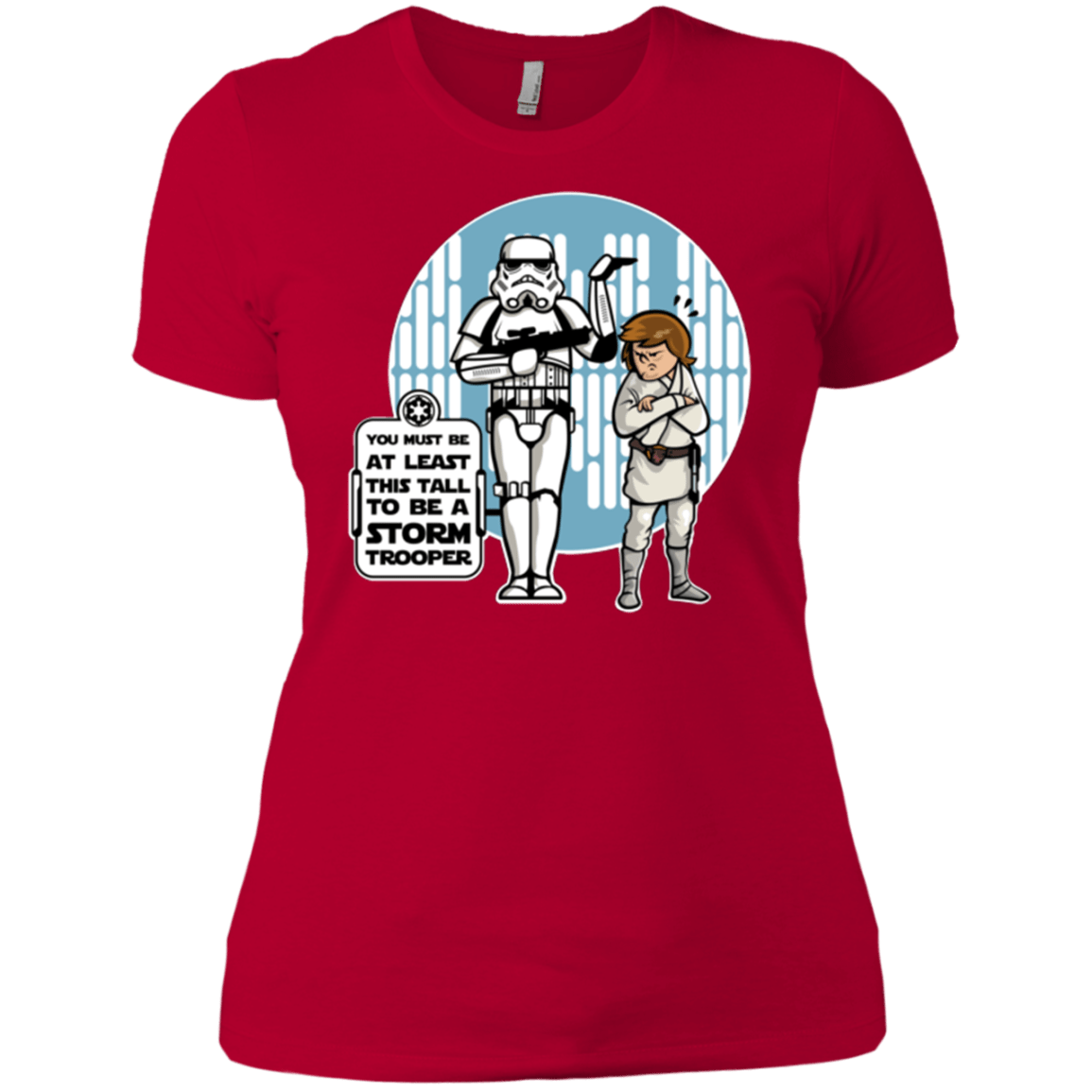 T-Shirts Red / X-Small This Tall Women's Premium T-Shirt