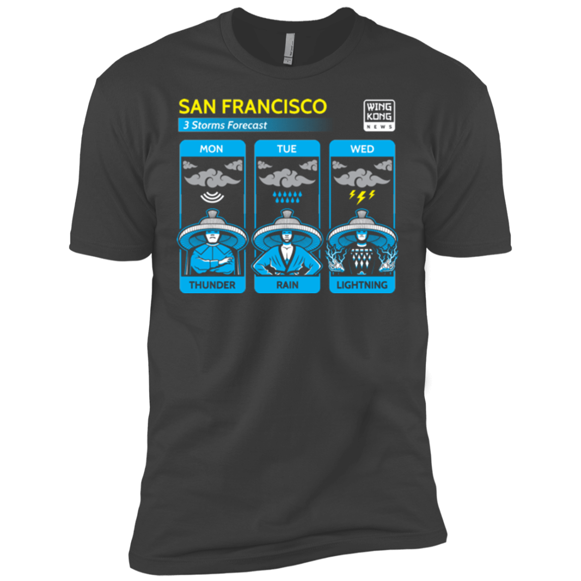 T-Shirts Heavy Metal / X-Small Three Storms Men's Premium T-Shirt