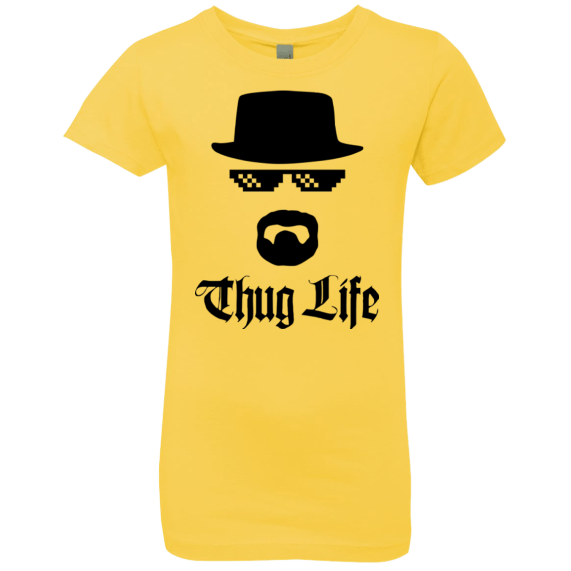 T-Shirts Vibrant Yellow / YXS Thug Life Girls Premium T-Shirt