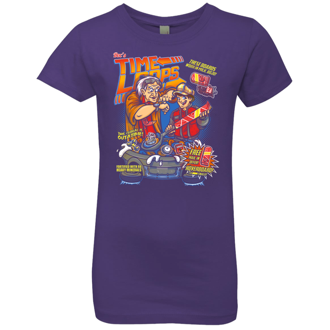 T-Shirts Purple Rush / YXS Time Loops Girls Premium T-Shirt