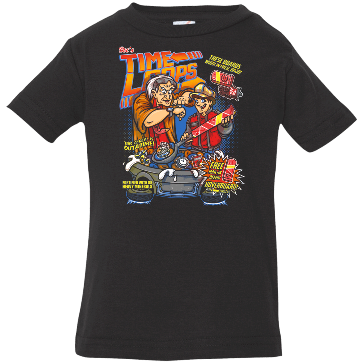 T-Shirts Black / 6 Months Time Loops Infant Premium T-Shirt