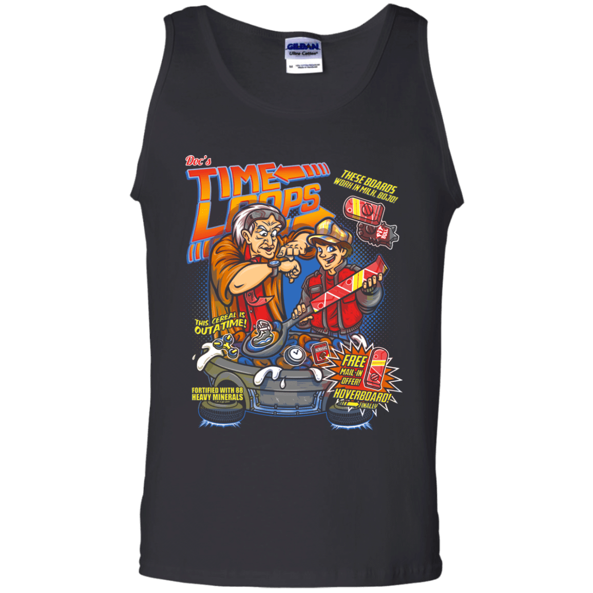 T-Shirts Black / S Time Loops Men's Tank Top