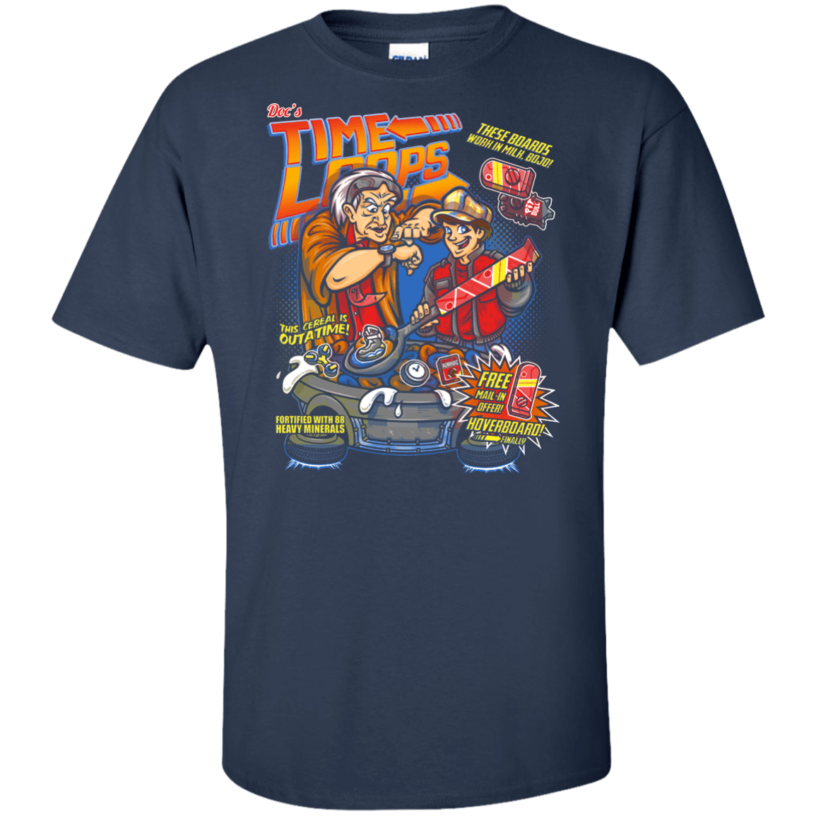 T-Shirts Navy / XLT Time Loops Tall T-Shirt