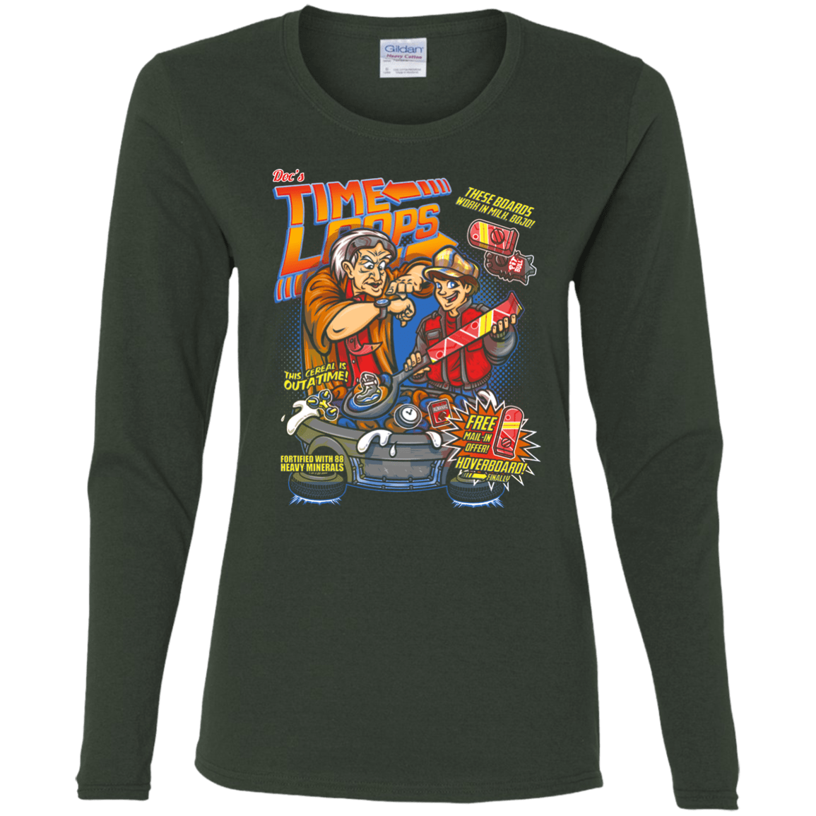 T-Shirts Forest / S Time Loops Women's Long Sleeve T-Shirt