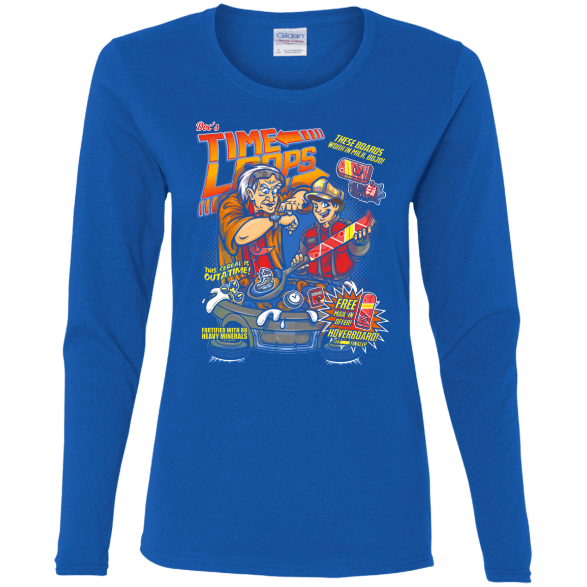 T-Shirts Royal / S Time Loops Women's Long Sleeve T-Shirt