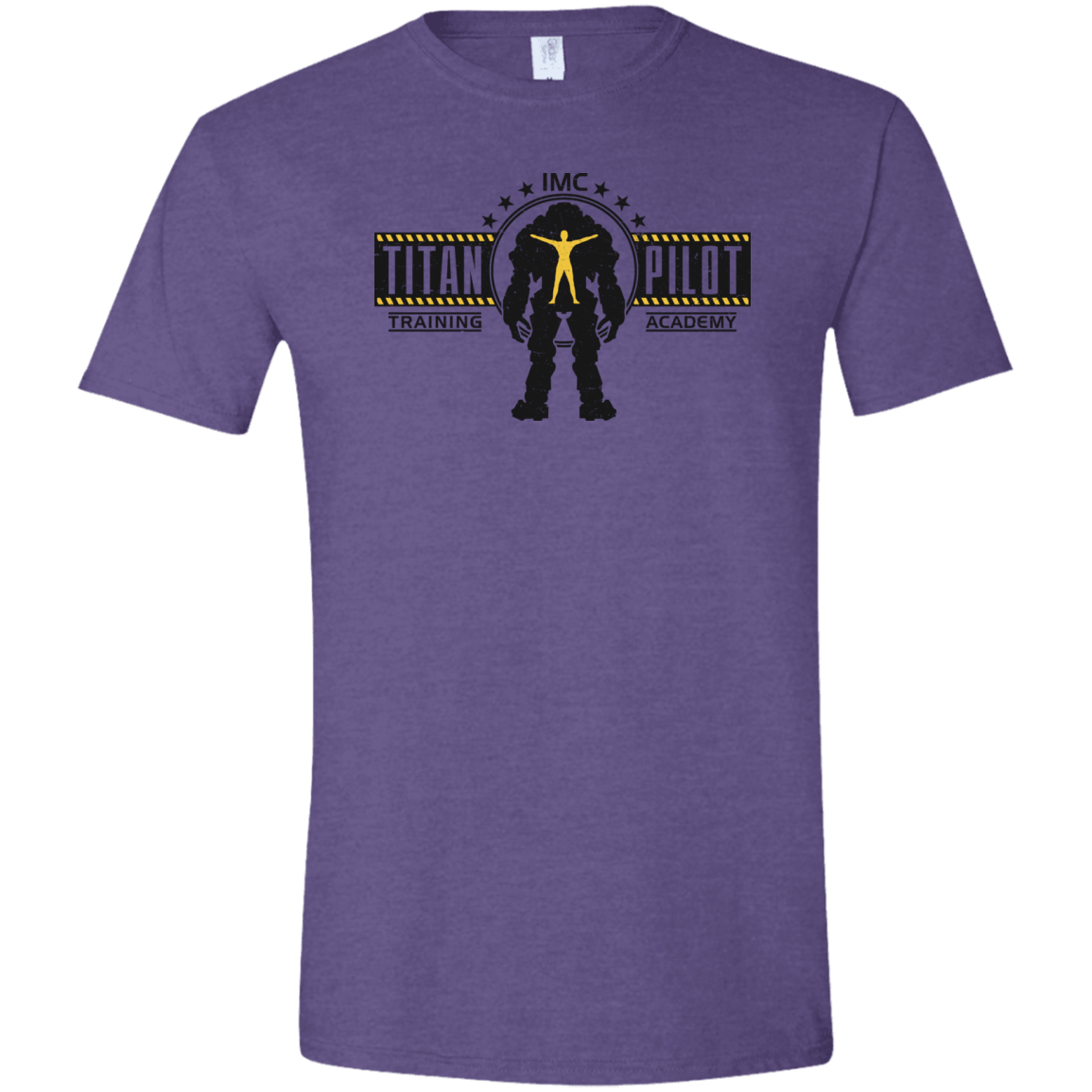 T-Shirts Heather Purple / S Titan Pilot Men's Semi-Fitted Softstyle