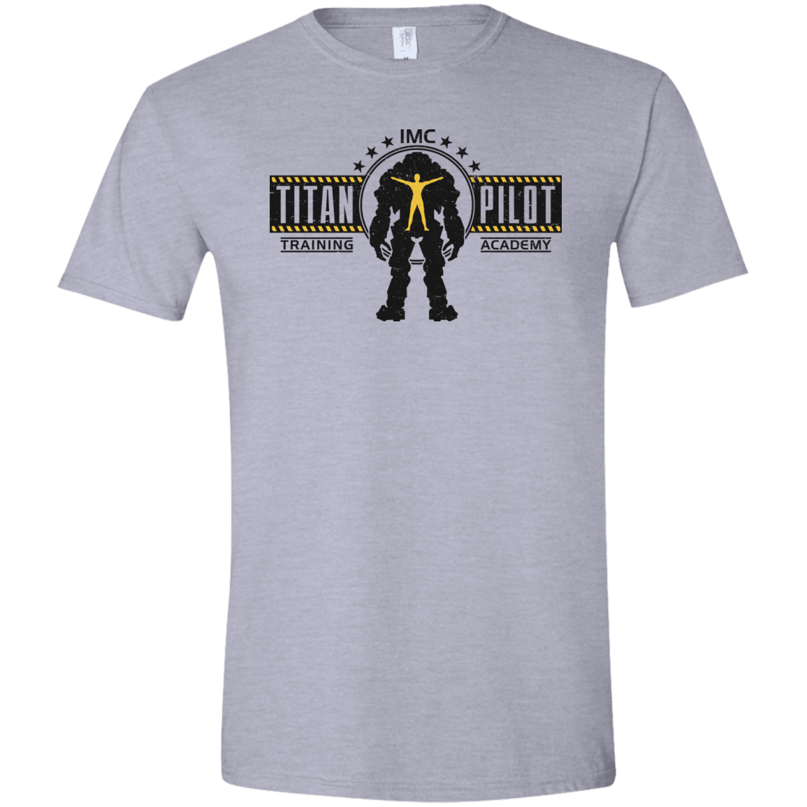 T-Shirts Sport Grey / X-Small Titan Pilot Men's Semi-Fitted Softstyle
