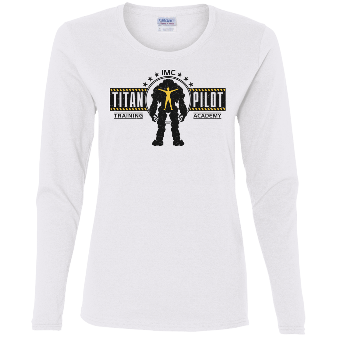 T-Shirts White / S Titan Pilot Women's Long Sleeve T-Shirt