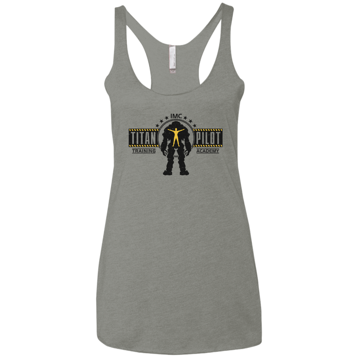 T-Shirts Venetian Grey / X-Small Titan Pilot Women's Triblend Racerback Tank