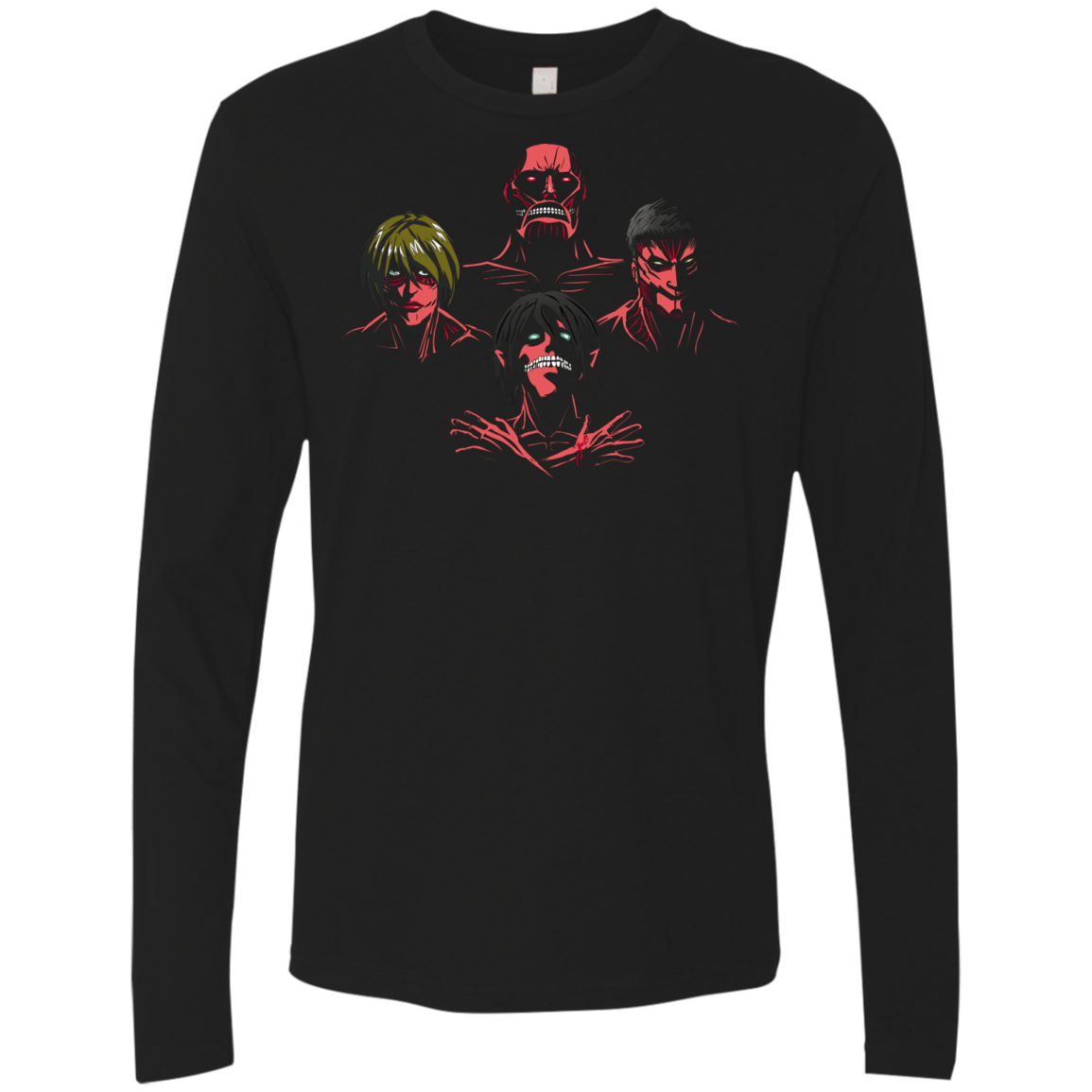 T-Shirts Black / S Titan Rhapsody Men's Premium Long Sleeve