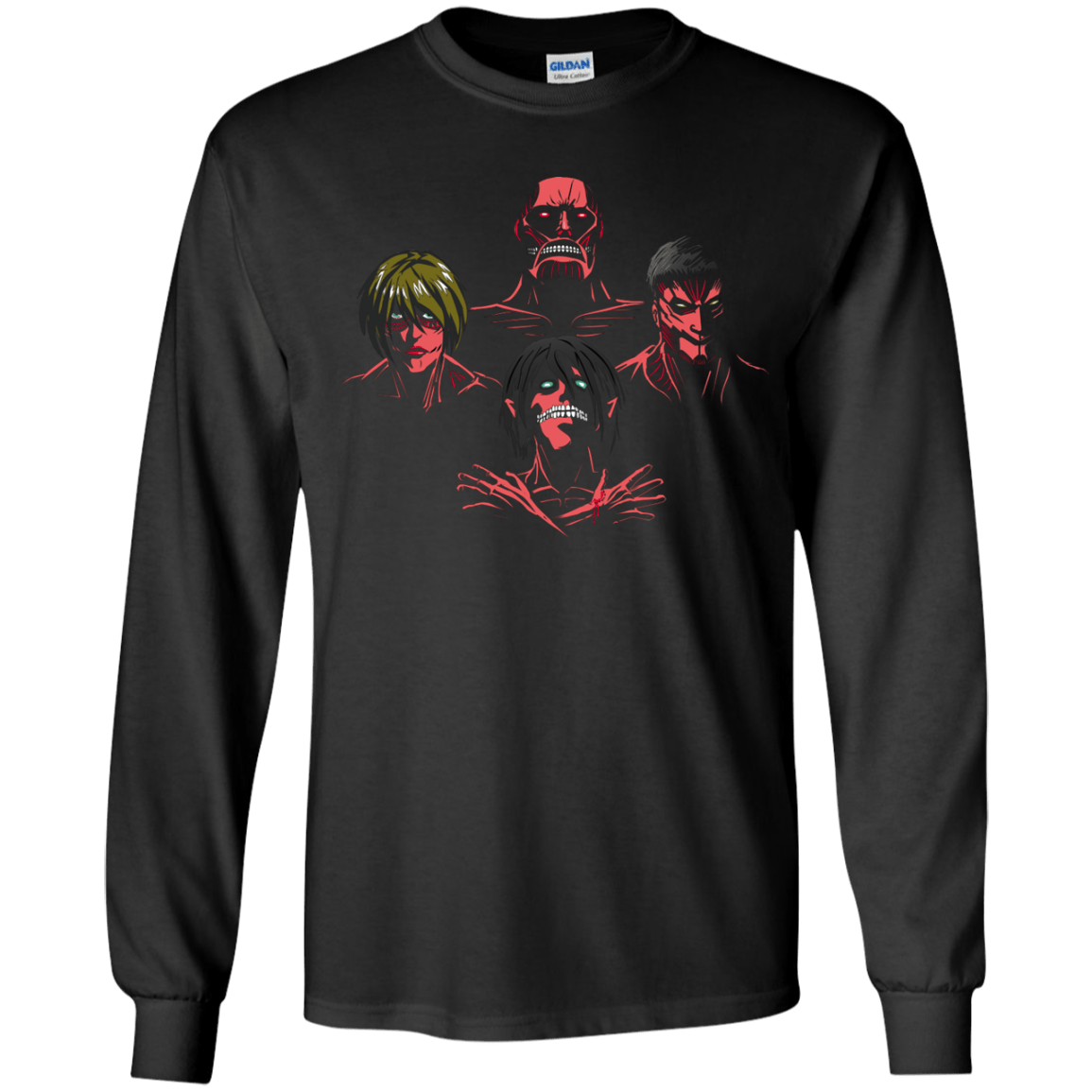 T-Shirts Black / YS Titan Rhapsody Youth Long Sleeve T-Shirt