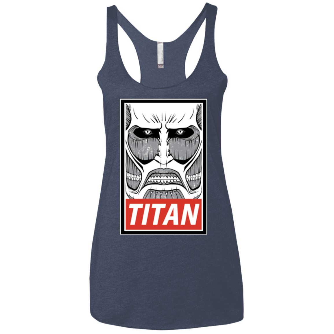 T-Shirts Vintage Navy / X-Small Titan Women's Triblend Racerback Tank