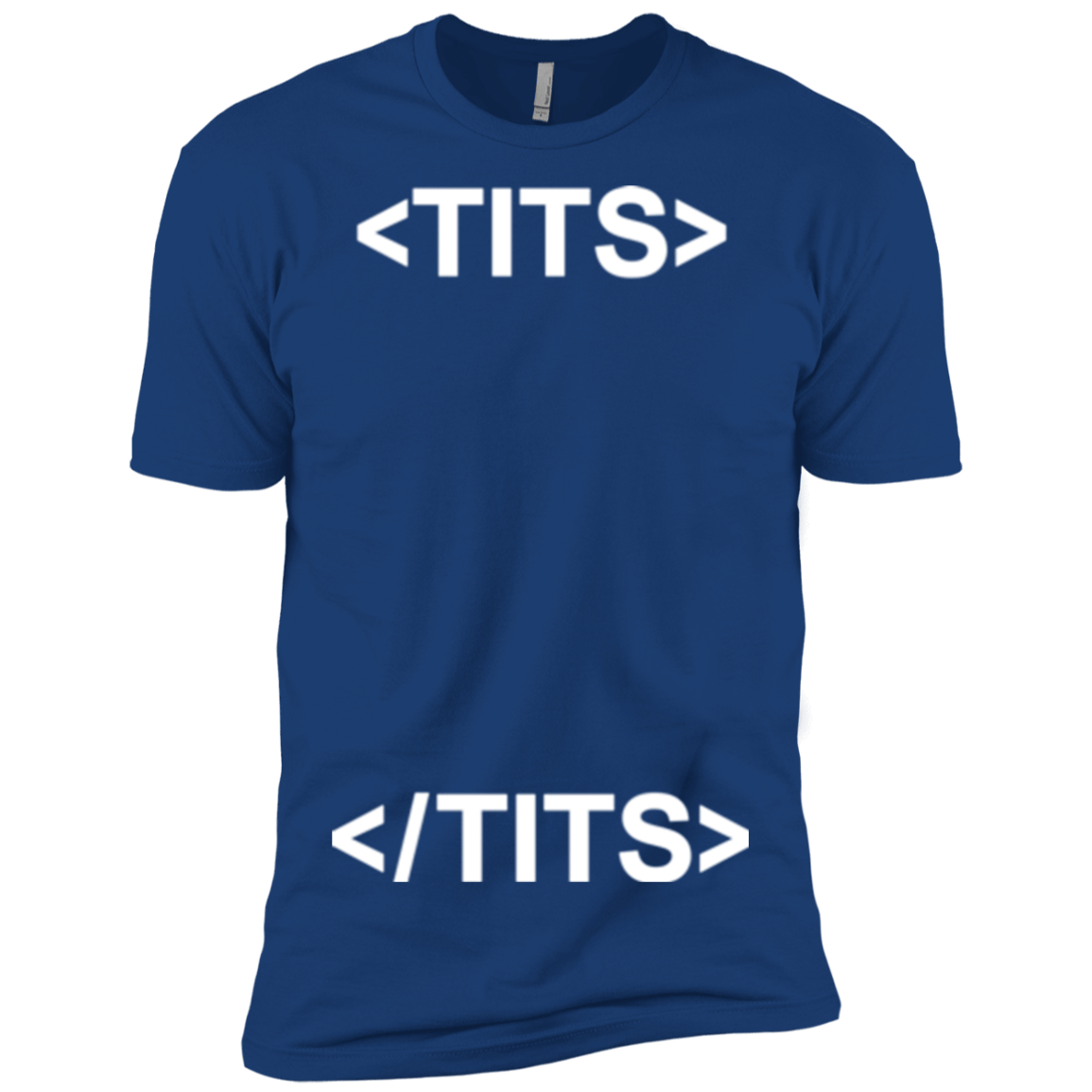 T-Shirts Royal / X-Small Tits Men's Premium T-Shirt