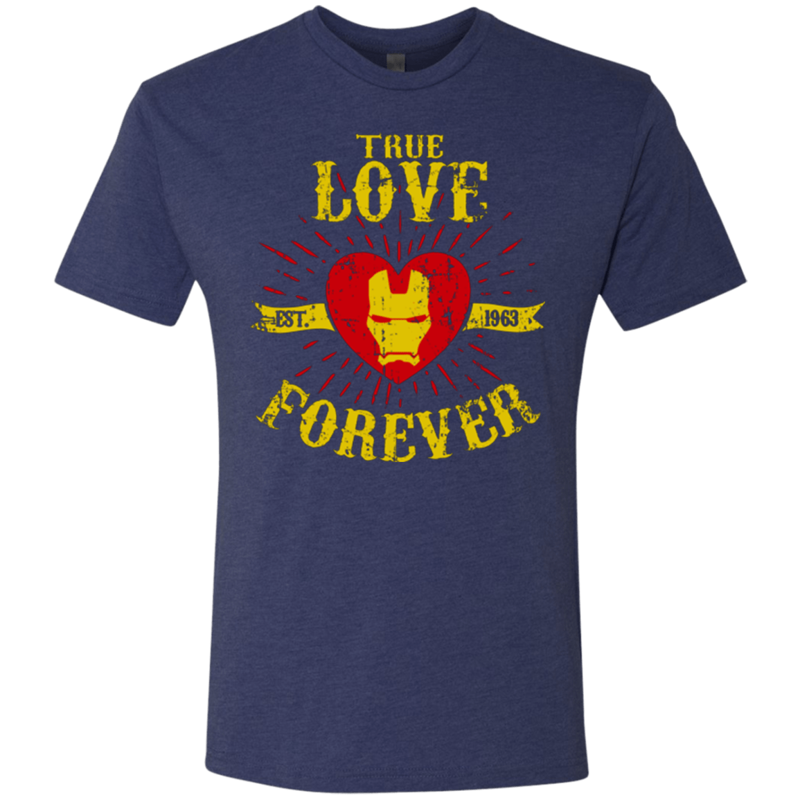 T-Shirts Vintage Navy / Small TLF IRON Men's Triblend T-Shirt