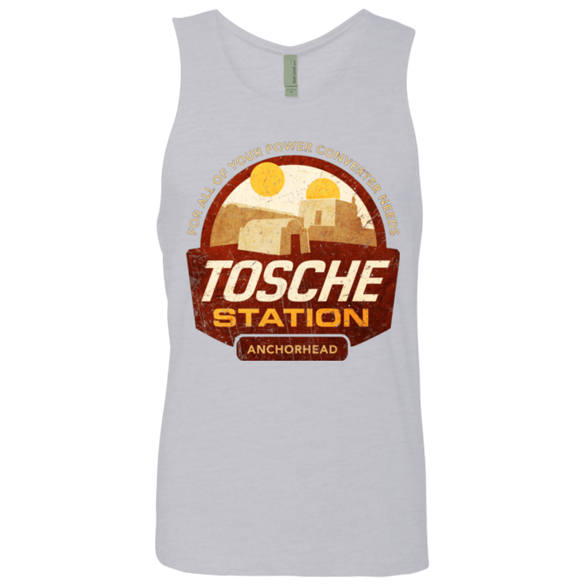 T-Shirts Heather Grey / Small Tosche Station Men's Premium Tank Top