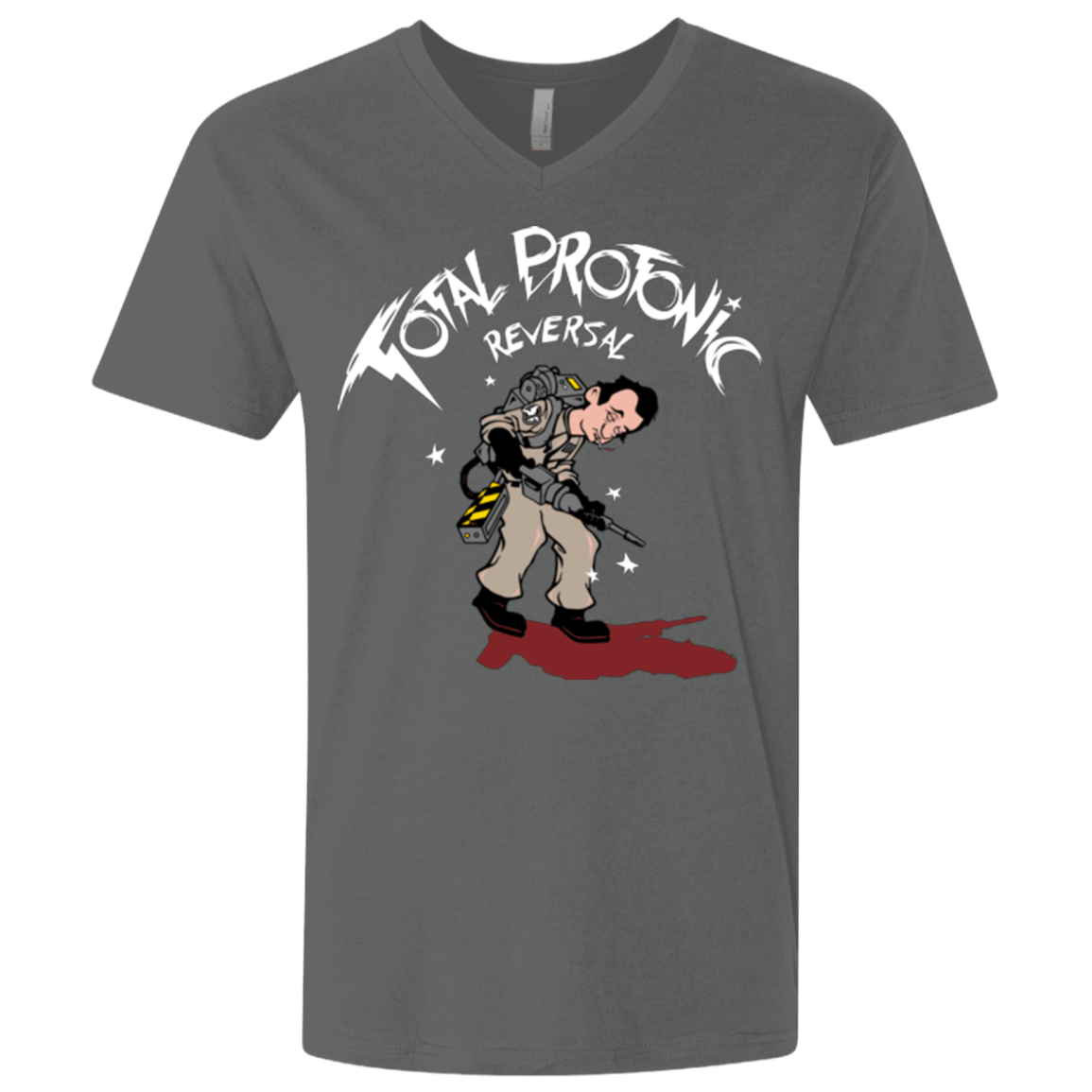 T-Shirts Heavy Metal / X-Small Total Protonic Reversal Men's Premium V-Neck