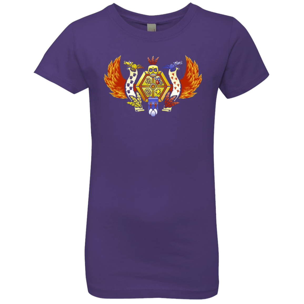 T-Shirts Purple Rush / YXS Treasure Hunters Crest Girls Premium T-Shirt