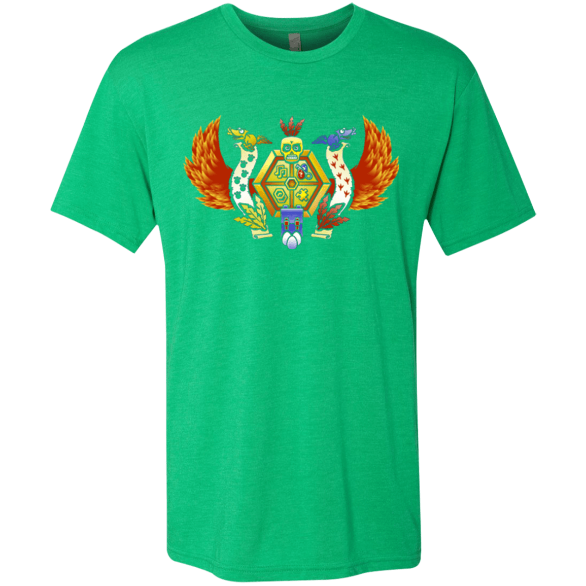 T-Shirts Envy / Small Treasure Hunters Crest Men's Triblend T-Shirt