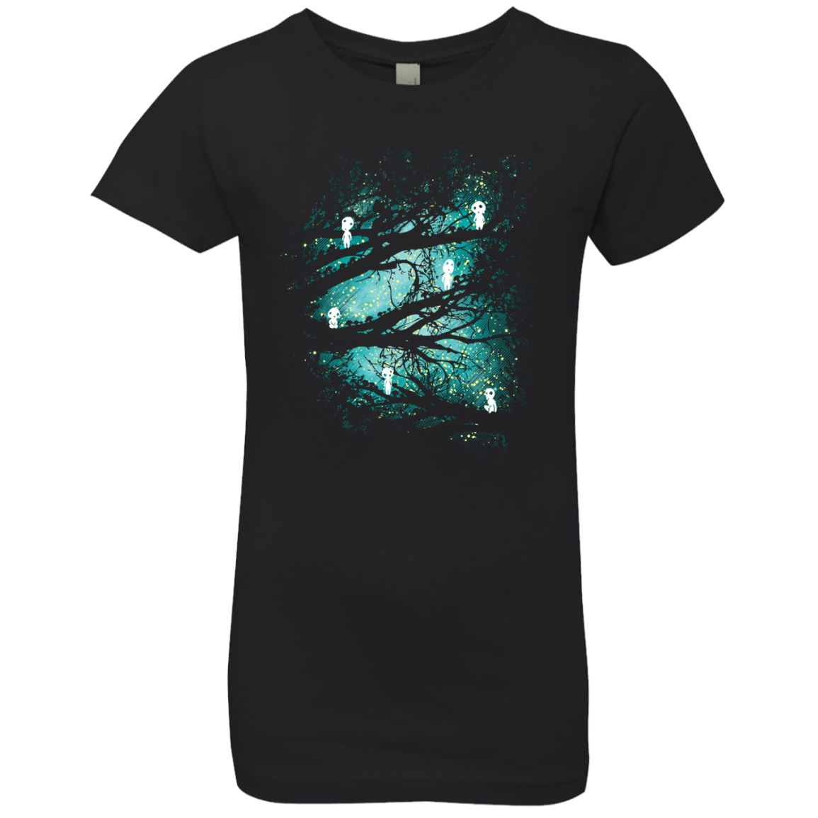 T-Shirts Black / YXS Tree Spirits Girls Premium T-Shirt