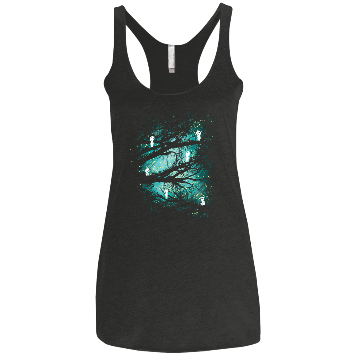 T-Shirts Vintage Black / X-Small Tree Spirits Women's Triblend Racerback Tank