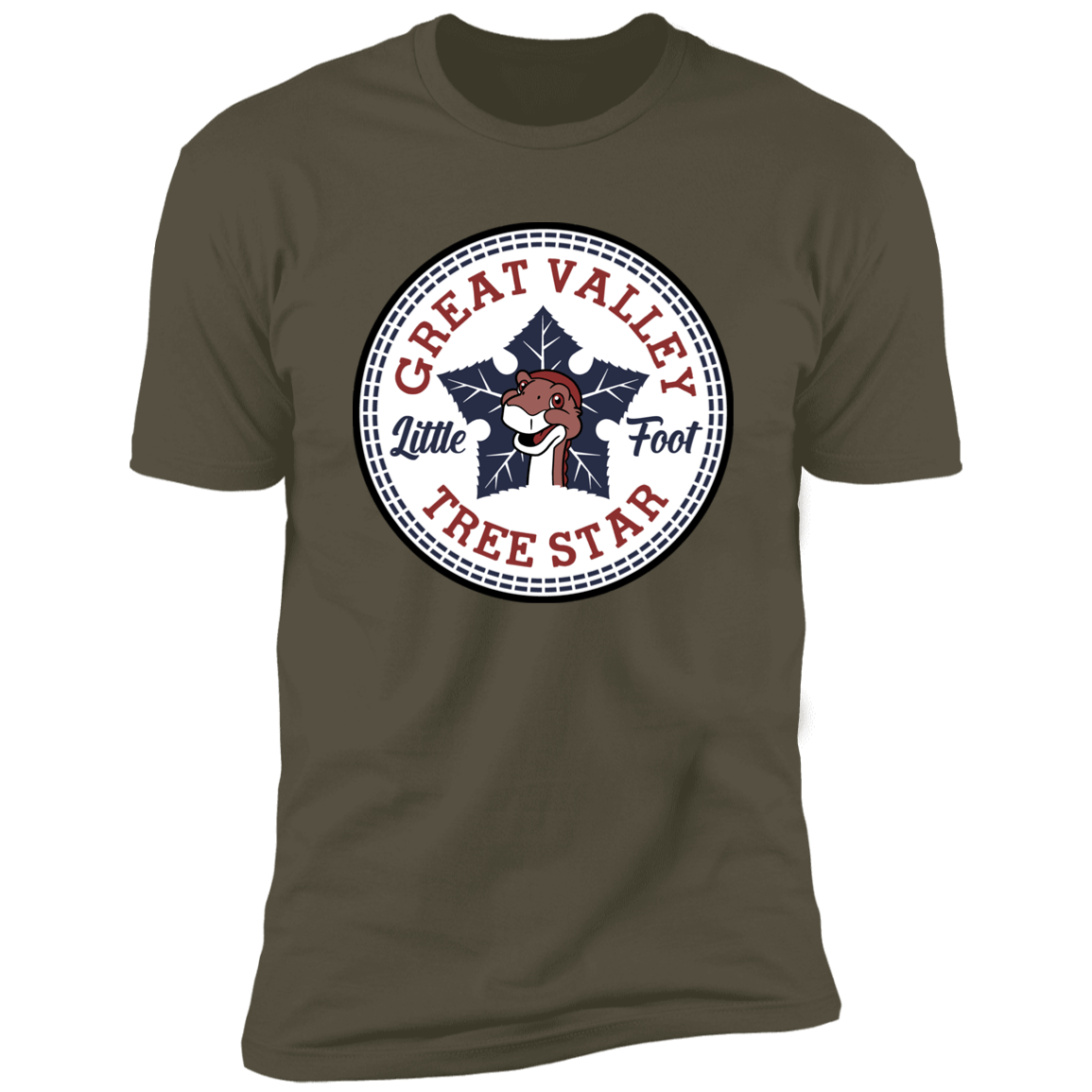 T-Shirts Military Green / S Tree Star Men's Premium T-Shirt