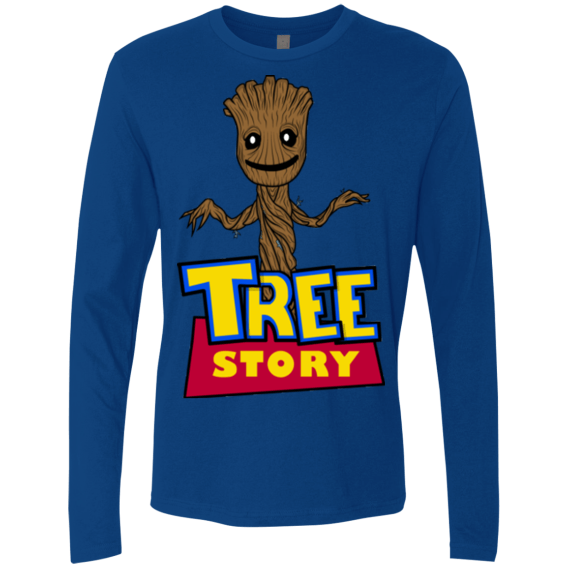 T-Shirts Royal / Small TREE STORY Men's Premium Long Sleeve