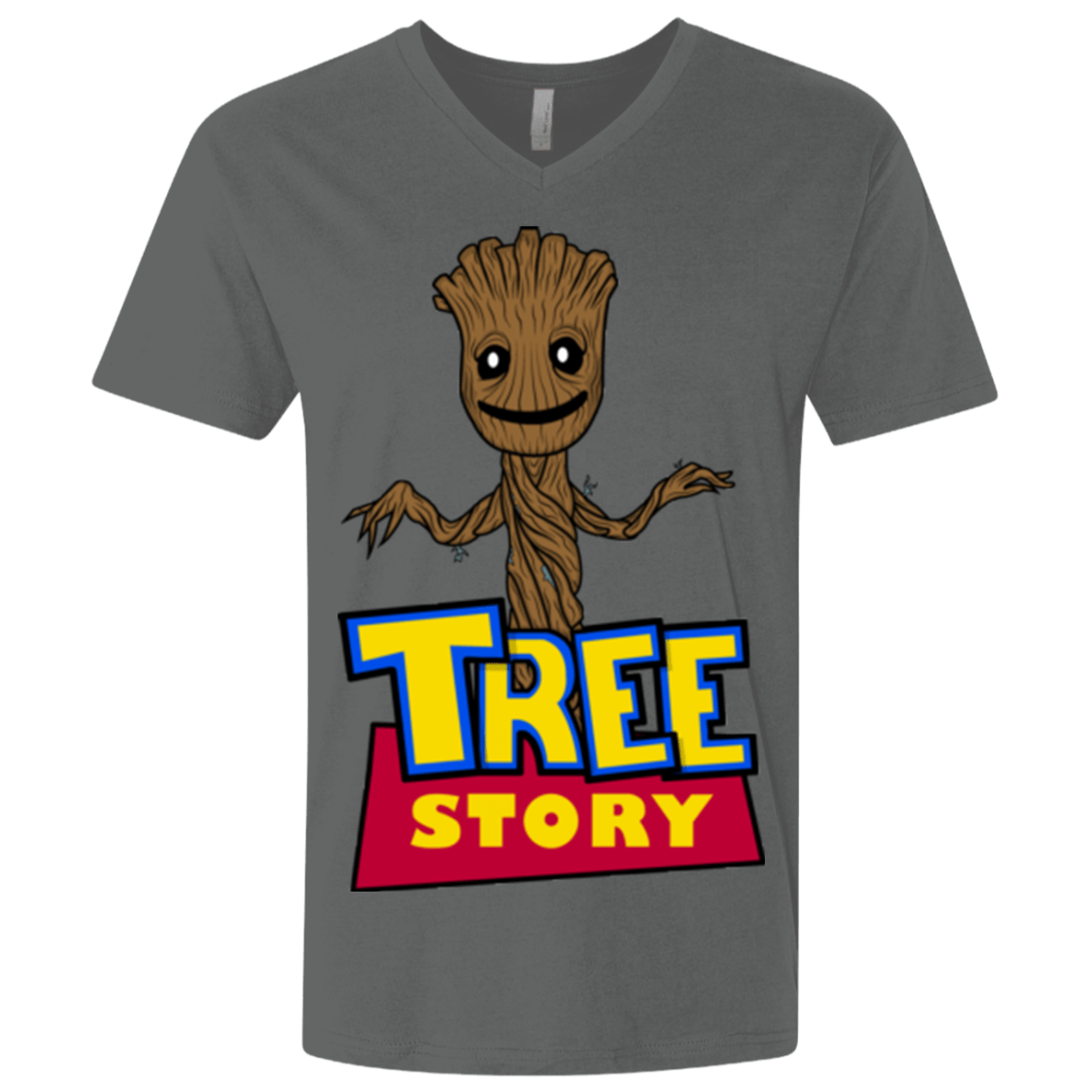 T-Shirts Heavy Metal / X-Small TREE STORY Men's Premium V-Neck
