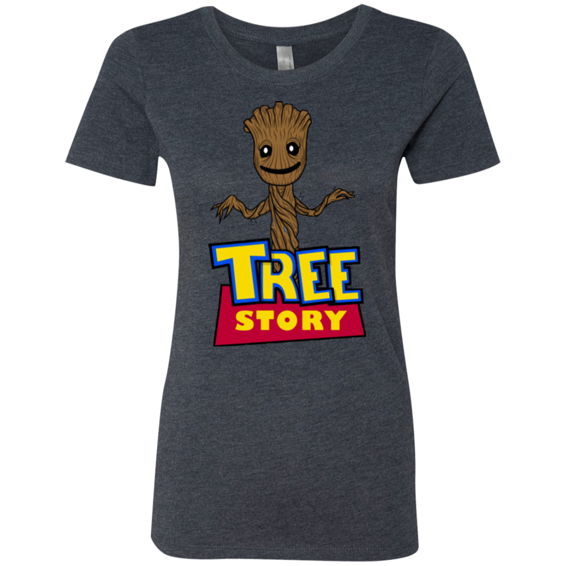 T-Shirts Vintage Navy / Small TREE STORY Women's Triblend T-Shirt