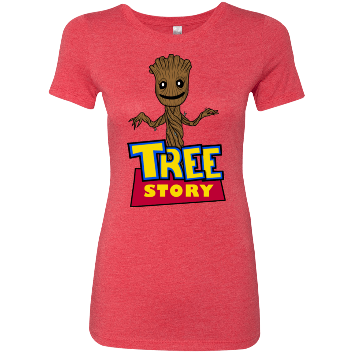 T-Shirts Vintage Red / Small TREE STORY Women's Triblend T-Shirt