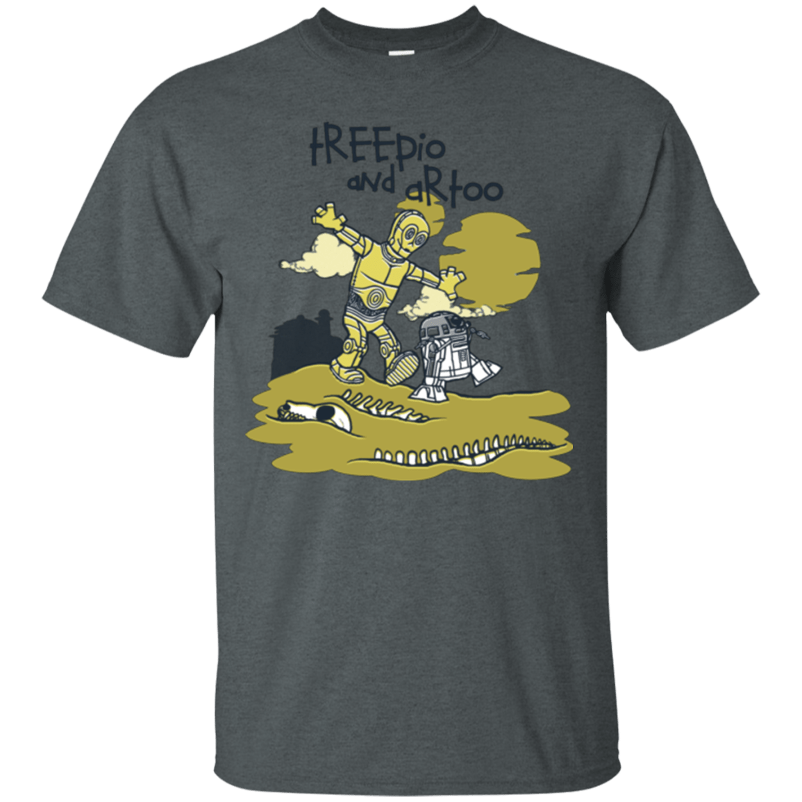 T-Shirts Dark Heather / Small Treepio and Artoo T-Shirt
