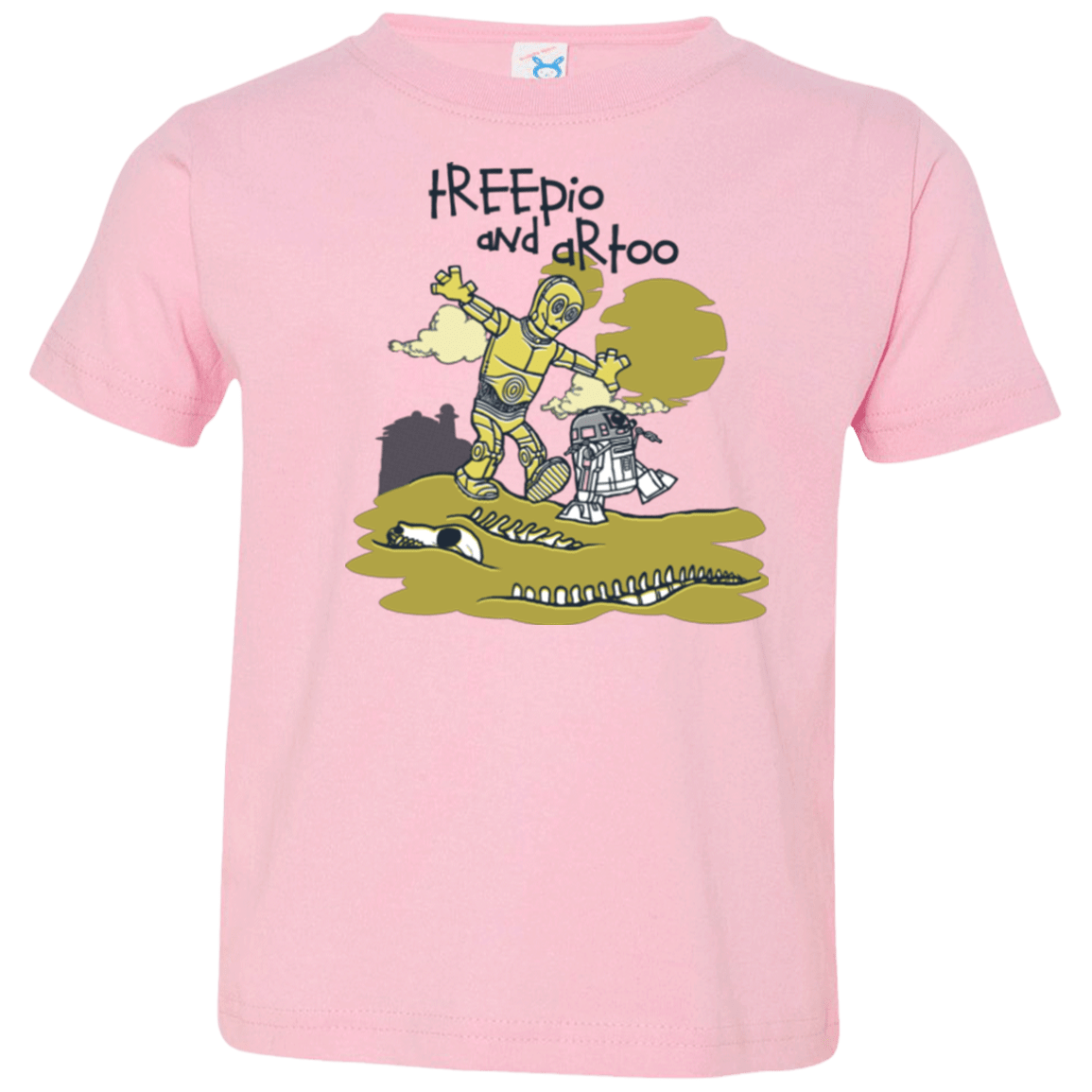 T-Shirts Pink / 2T Treepio and Artoo Toddler Premium T-Shirt