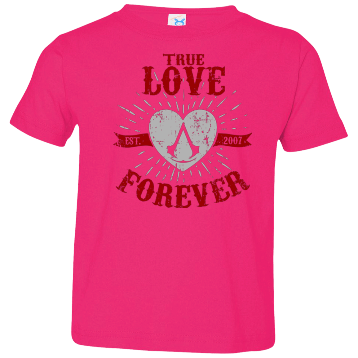T-Shirts Hot Pink / 2T True Love Forever Assasin Toddler Premium T-Shirt