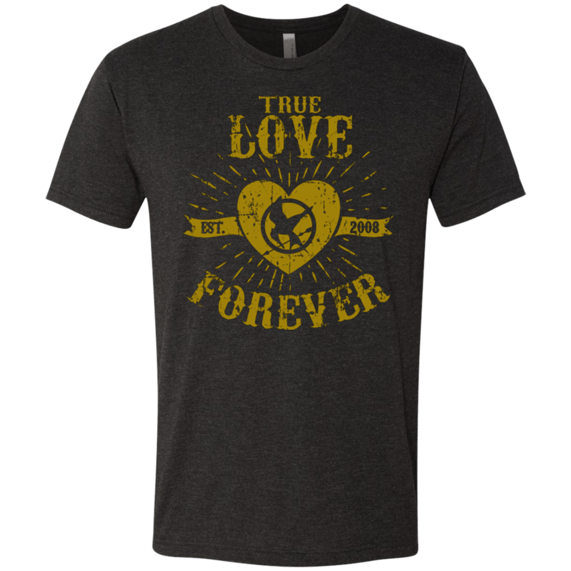 T-Shirts Vintage Black / Small True Love Forever Games Men's Triblend T-Shirt