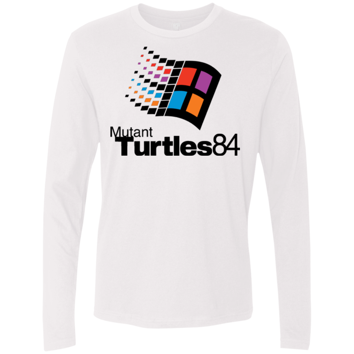 T-Shirts White / Small Turtles 84 Men's Premium Long Sleeve