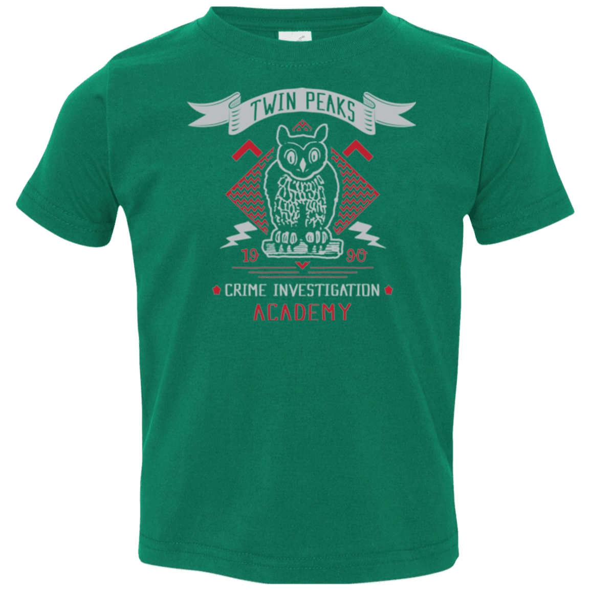 T-Shirts Kelly / 2T Twin Peaks Academy Toddler Premium T-Shirt