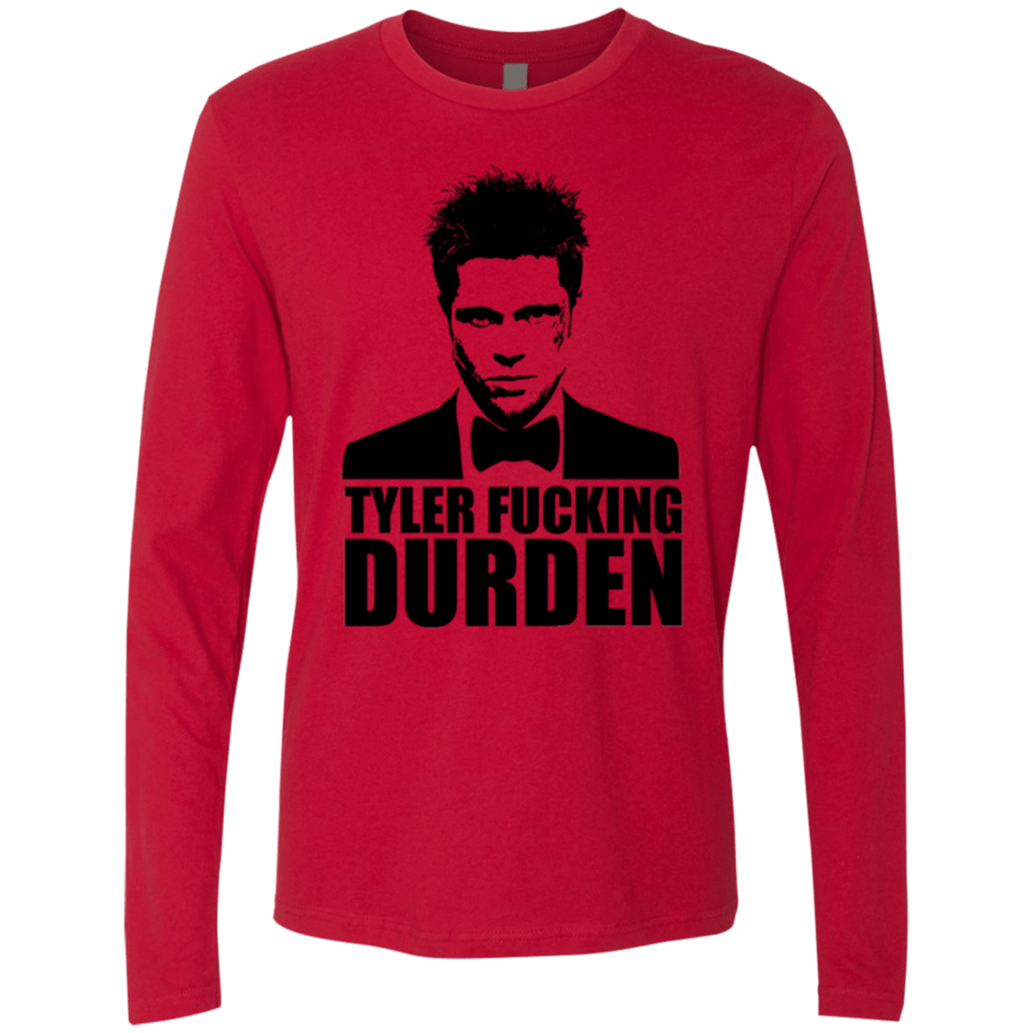 T-Shirts Red / Small Tyler Fucking Durden Men's Premium Long Sleeve