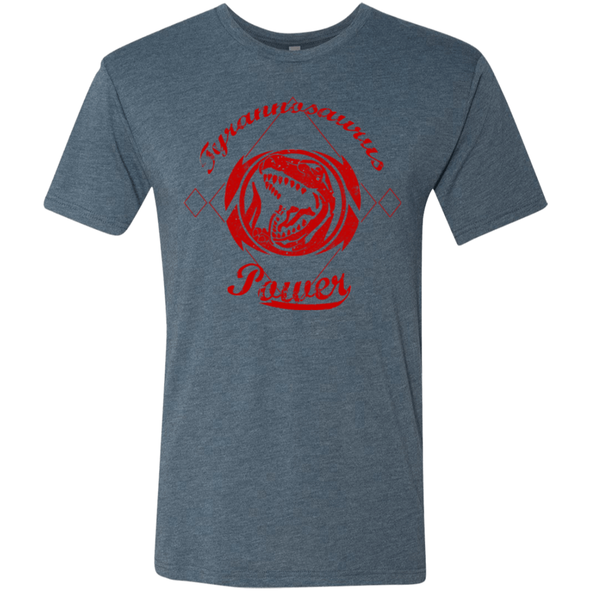 T-Shirts Indigo / Small Tyrannosaurus Men's Triblend T-Shirt