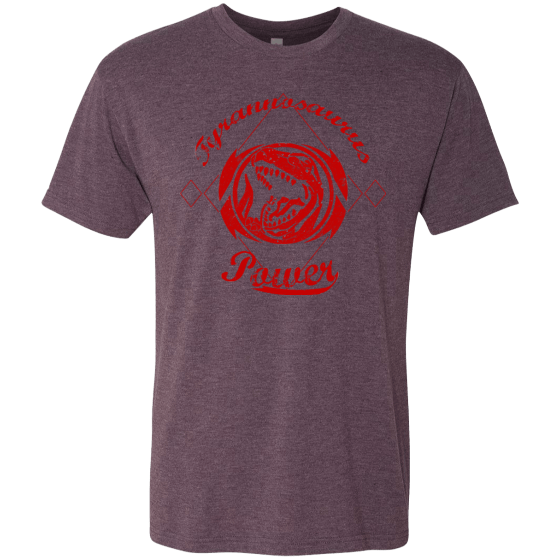 T-Shirts Vintage Purple / Small Tyrannosaurus Men's Triblend T-Shirt