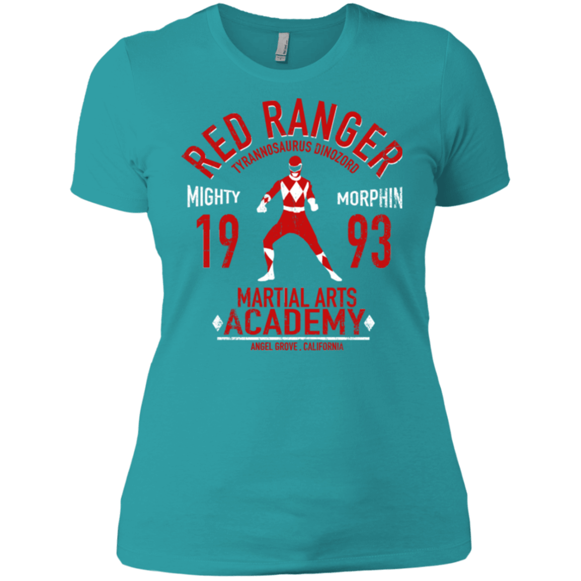 T-Shirts Tahiti Blue / X-Small Tyrannosaurus Ranger (1) Women's Premium T-Shirt