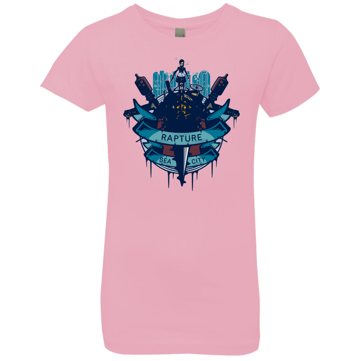 T-Shirts Light Pink / YXS Under The Sea Girls Premium T-Shirt