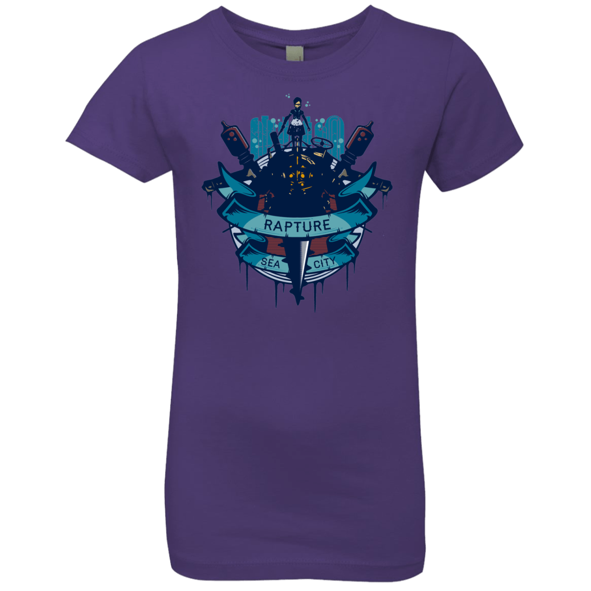 T-Shirts Purple Rush / YXS Under The Sea Girls Premium T-Shirt