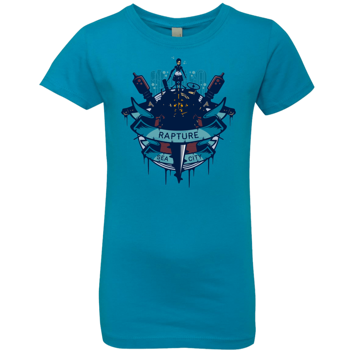 T-Shirts Turquoise / YXS Under The Sea Girls Premium T-Shirt