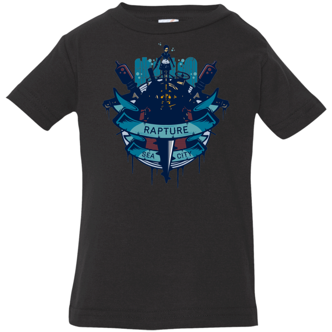 T-Shirts Black / 6 Months Under The Sea Infant Premium T-Shirt