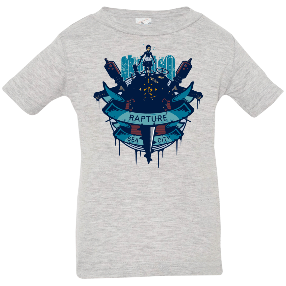 T-Shirts Heather Grey / 6 Months Under The Sea Infant Premium T-Shirt