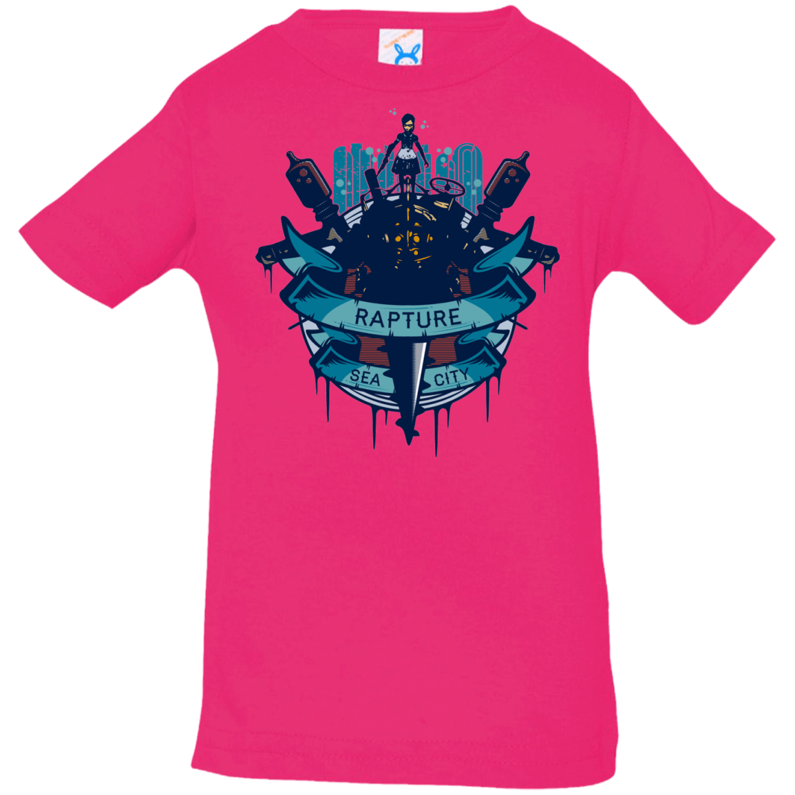 T-Shirts Hot Pink / 6 Months Under The Sea Infant Premium T-Shirt