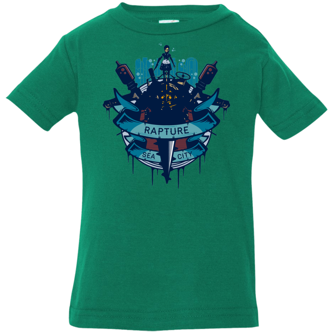 T-Shirts Kelly / 6 Months Under The Sea Infant Premium T-Shirt