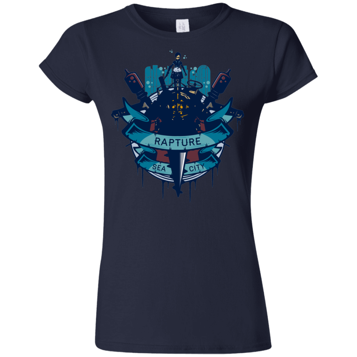 T-Shirts Navy / S Under The Sea Junior Slimmer-Fit T-Shirt