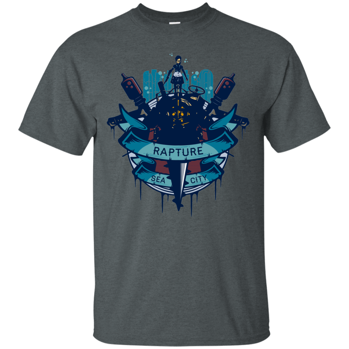 T-Shirts Dark Heather / S Under The Sea T-Shirt