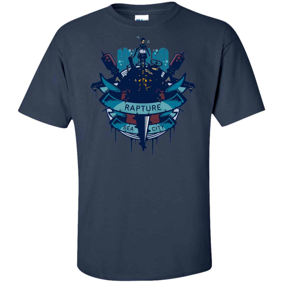 T-Shirts Navy / XLT Under The Sea Tall T-Shirt