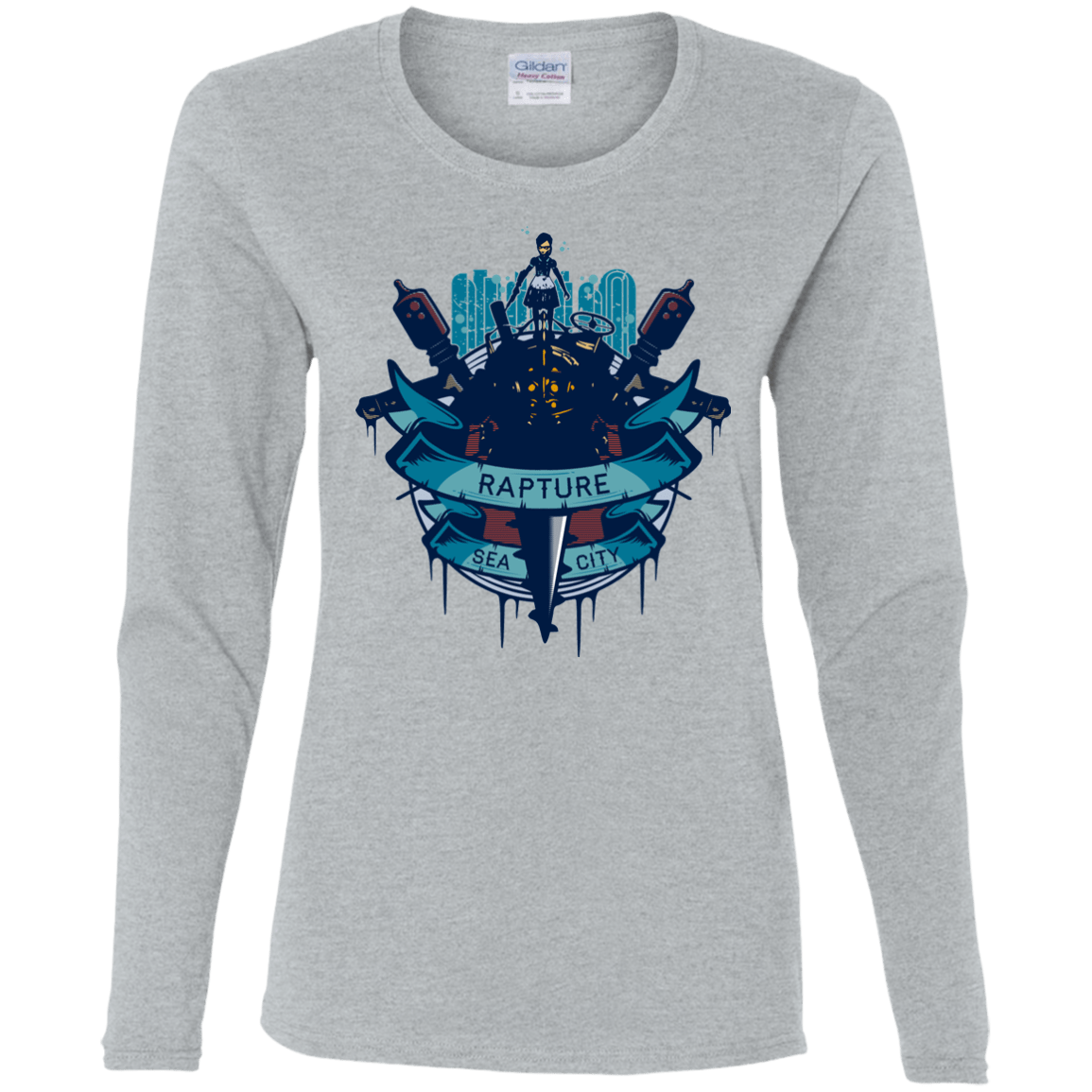 T-Shirts Sport Grey / S Under The Sea Women's Long Sleeve T-Shirt